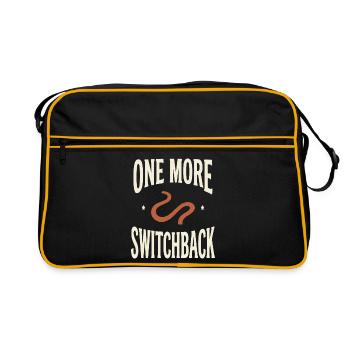 Un motif de lettrage en évents de plus - Sac Retro - noir/or - Devant