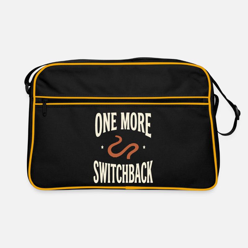 One More Switchback Lettering Motif Retro Bag