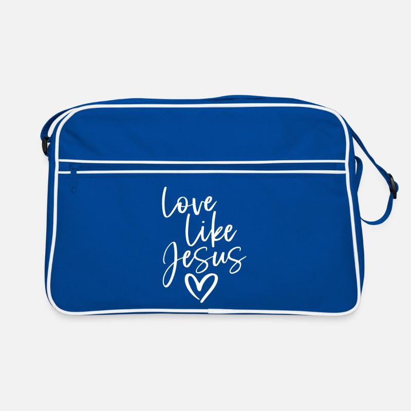 Aimez comme Jésus Sac Retro