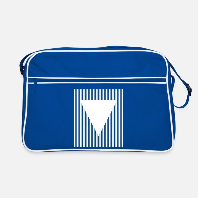 Conception géométrique des triangles et des lignes Sac Retro