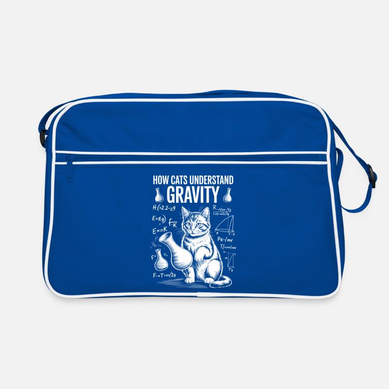 Dictions de chats de physique Blague de maths Cadeau de physique Sac Retro
