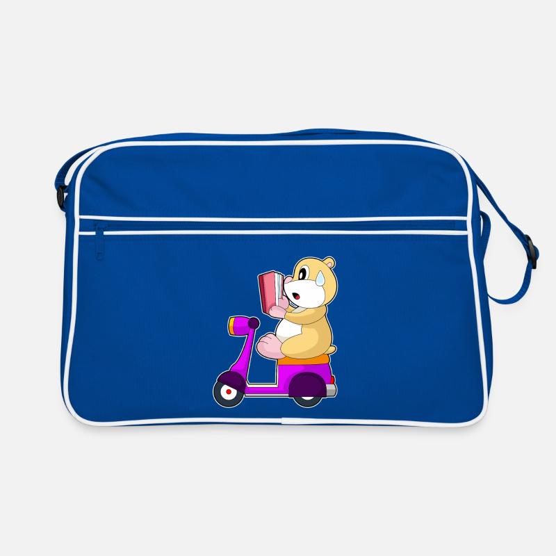 Hamster Motorroller Retro Tasche