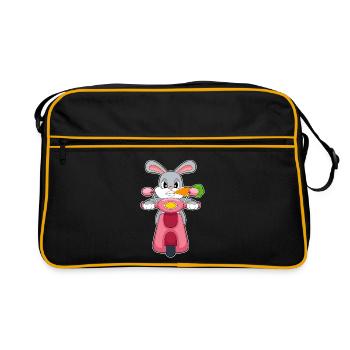 Scooter Lapin - Sac Retro - noir/or - Devant