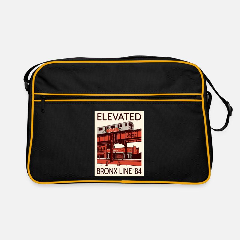 Graphique surélevé du Bronx Line 84 Sac Retro