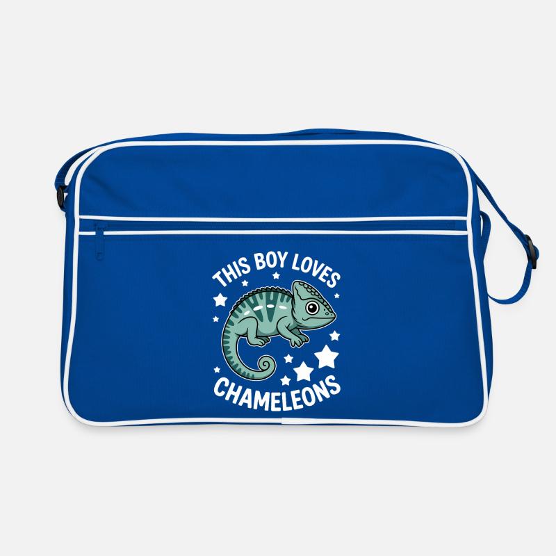 Chamäleon Sprüche Lustiges Chamäleons Geschenk Retro Tasche
