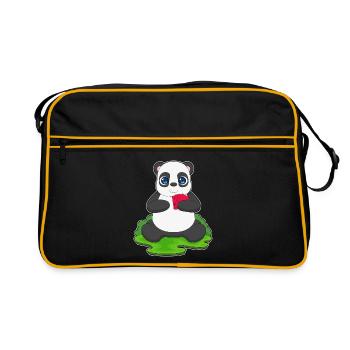Panda Poker Poker Card Game - Retro Bag - black/gold - Front