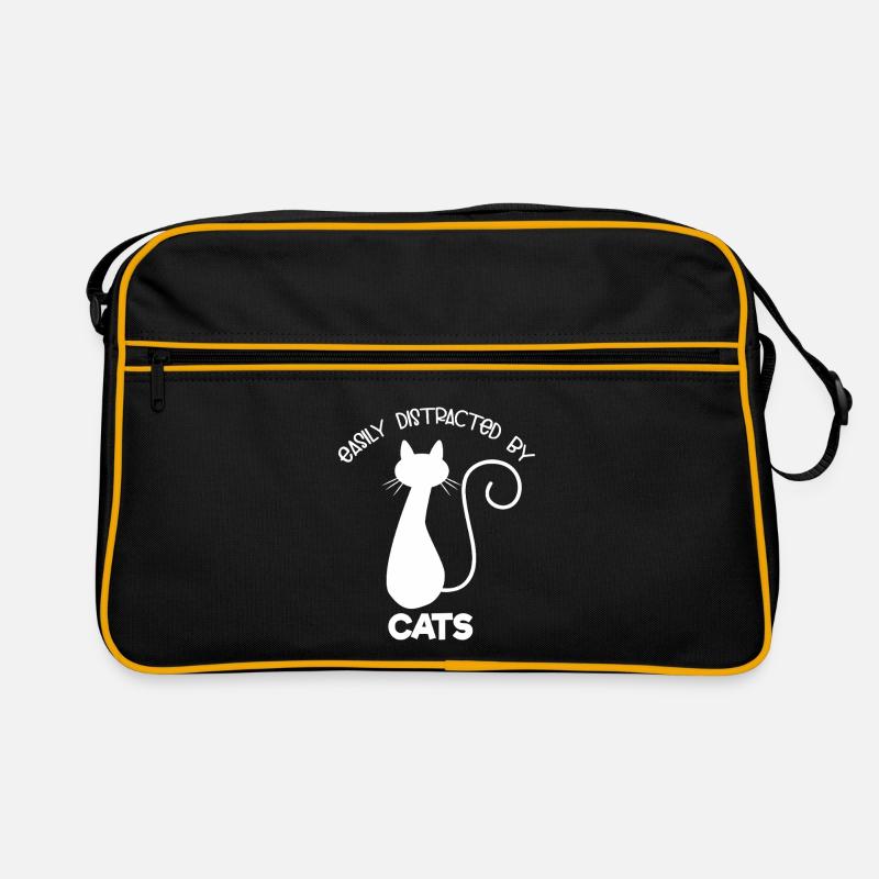 Facilement distrait par les chats Sac Retro
