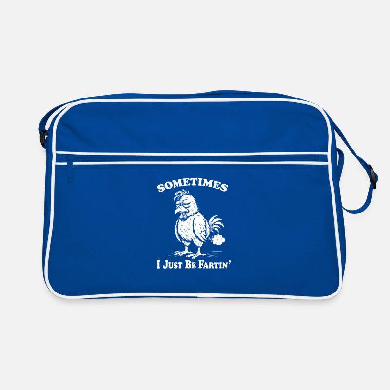 Parfois, je pète simplement. Des hommes qui pètent du poulet Sac Retro