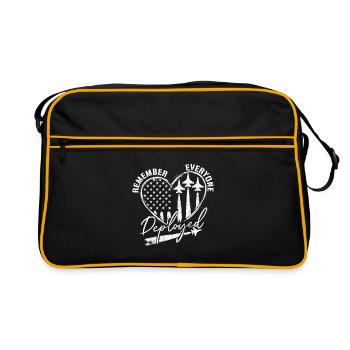 Remember Everyone Deployed RED Friday Troops - Retro Bag - black/gold - Front