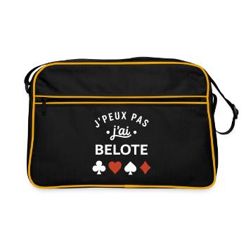 belote - Sac Retro - noir/or - Devant