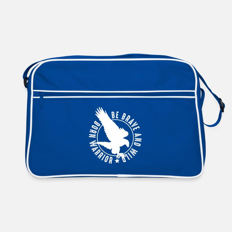 Brave Warrior Eagle Emblem Retro Bag