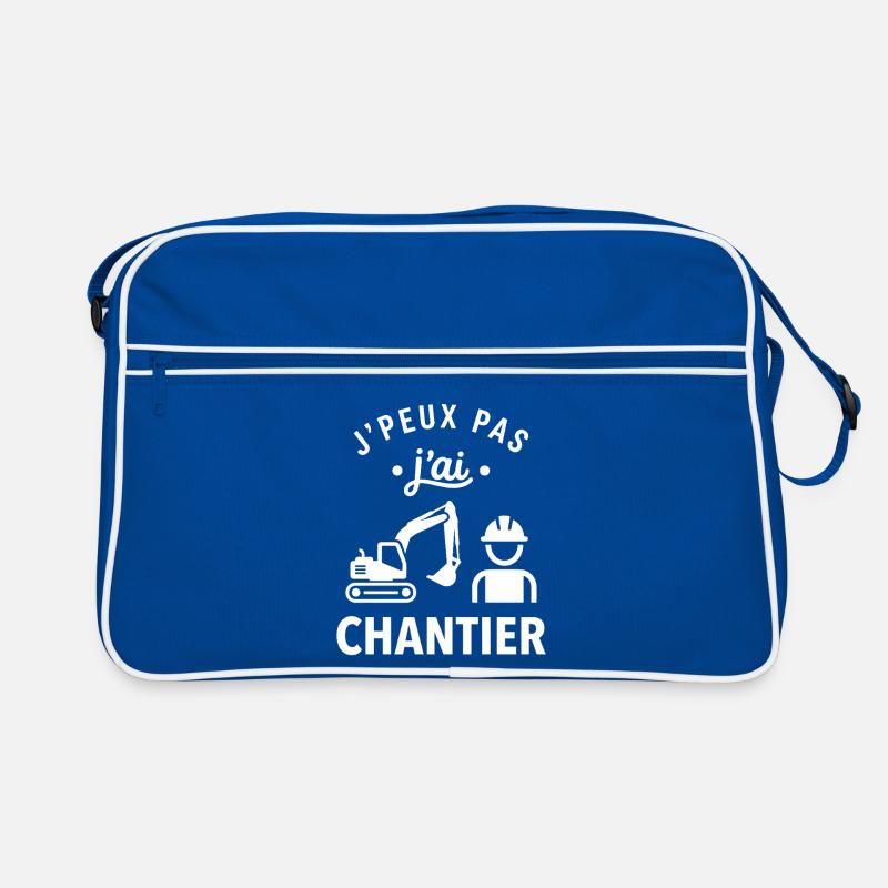 J'peux pas j'ai chantier Sac Retro