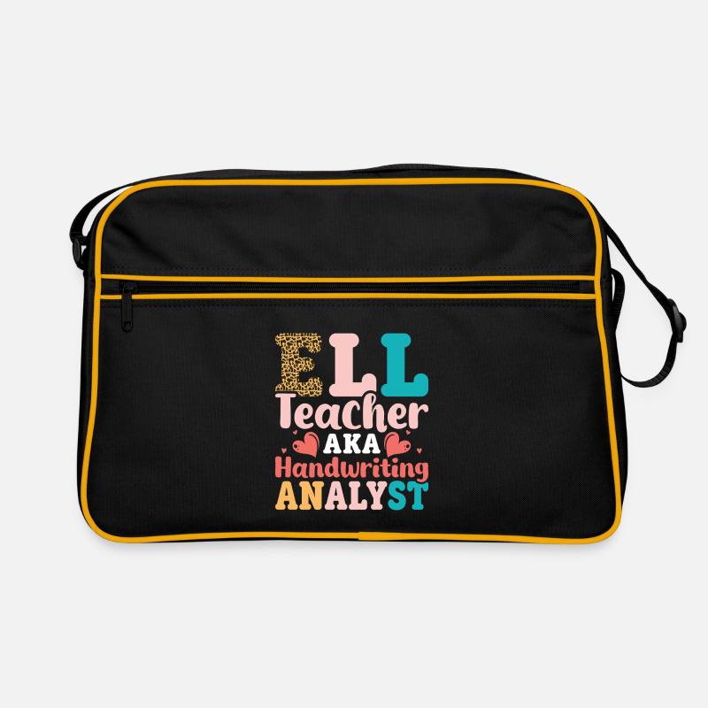 ELL-Lehrer englische Sprache Retro Tasche