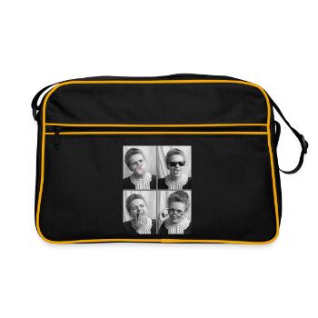 Bandes photo de Marie Curie - Sac Retro - noir/or - Devant