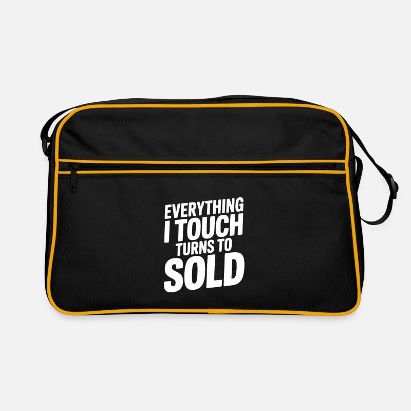 Alles, was ich berühre, wird verkauft Retro Tasche