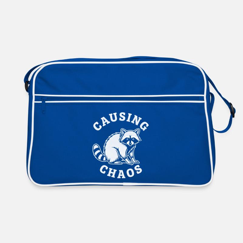 Chaotic Raccoon Causing Chaos Retro Bag
