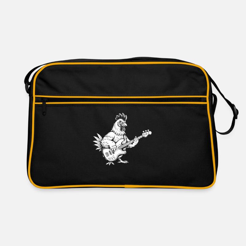 Silhouette de la Forêt Nuageuse Mono Sac Retro