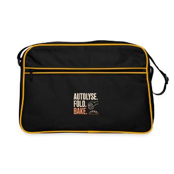 Art du pain autolyse plié - Sac Retro - noir/or - Devant