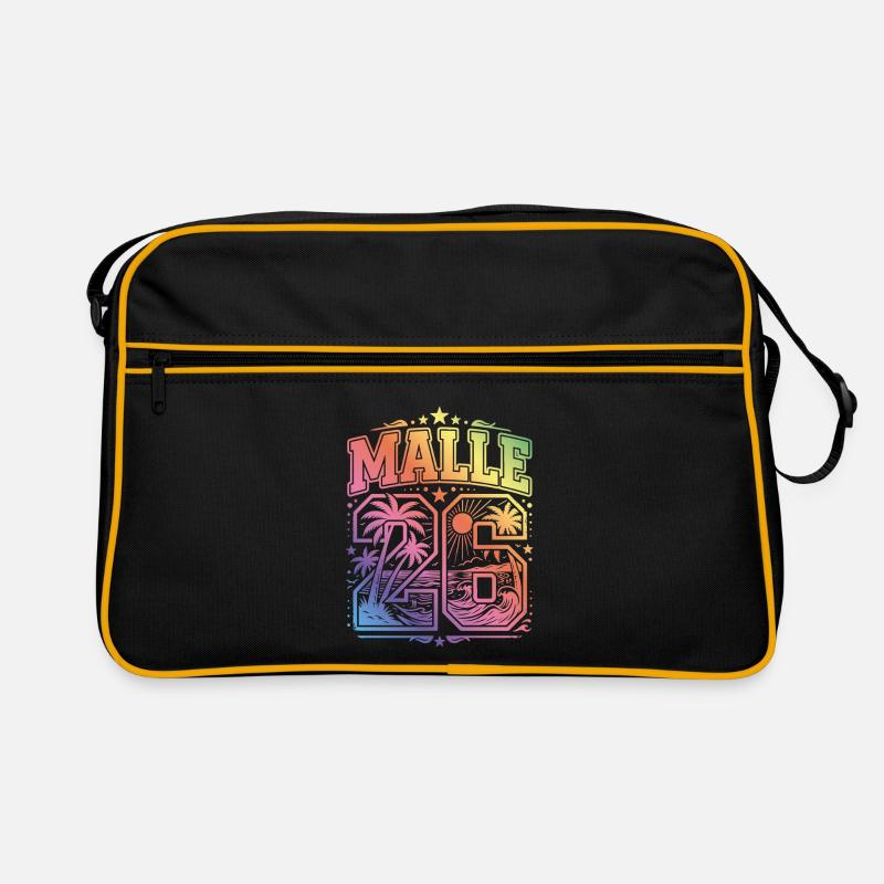 Malle 26 maillot Majorque multicolore Sac Retro