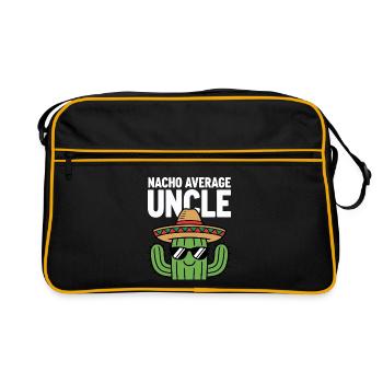 Nacho Oncle Drôle Cinq de Mayo - Sac Retro - noir/or - Devant