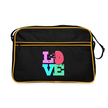 Kidney Donor Donor Kidney - Retro Bag - black/gold - Front