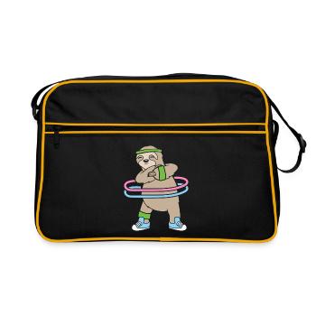 Hula Hup Hullern Hullern Huller Hoop Paresseux - Sac Retro - noir/or - Devant