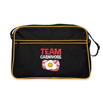 Keto Diät - Retro Tasche - Schwarz/Gold - Vorne
