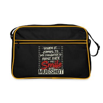 Protective Dad Mugshot - Retro Bag - black/gold - Front
