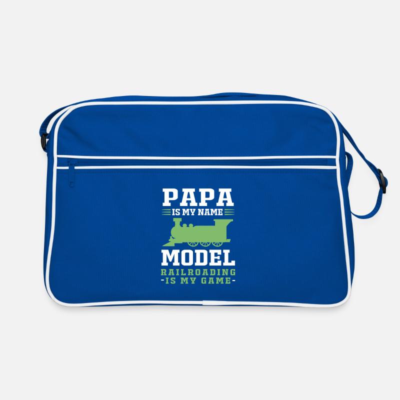 Modelleisenbahn Modellbau Modellbauer Retro Tasche