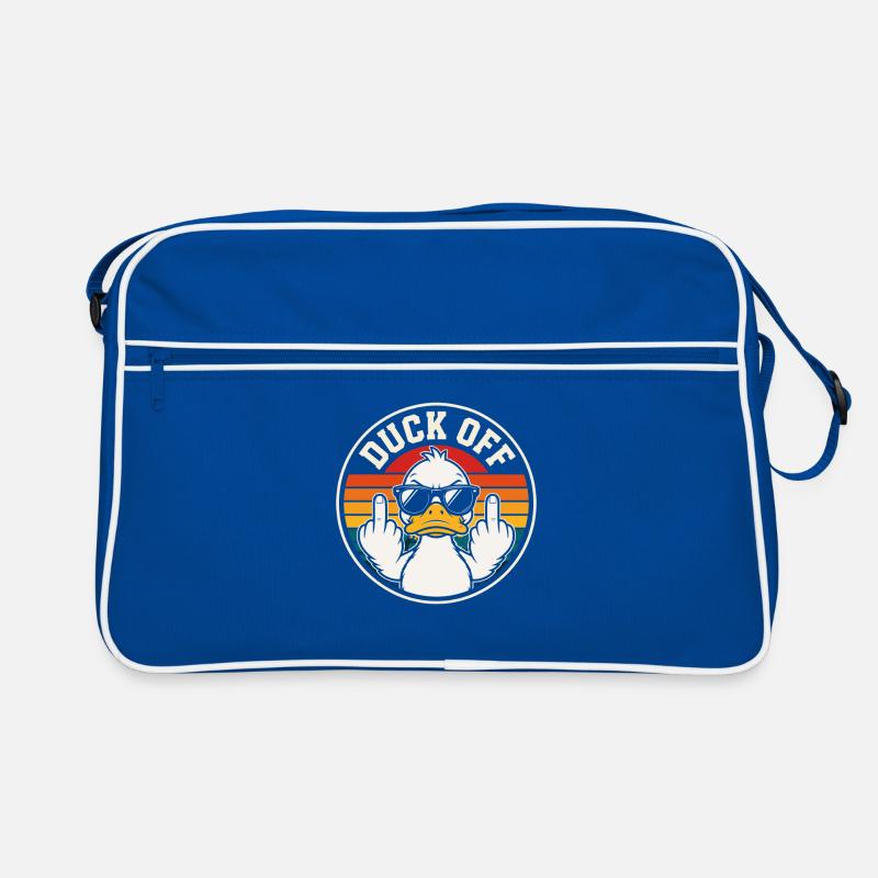 Duck Off Retro Sunset Retro Bag