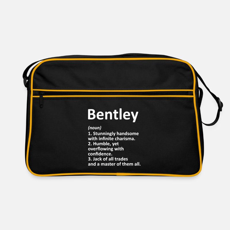 Bold Charisma Typography Retro Bag