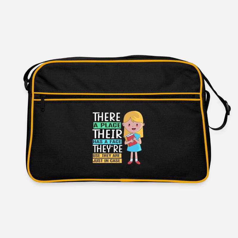 Grammar English Spelling Retro Bag
