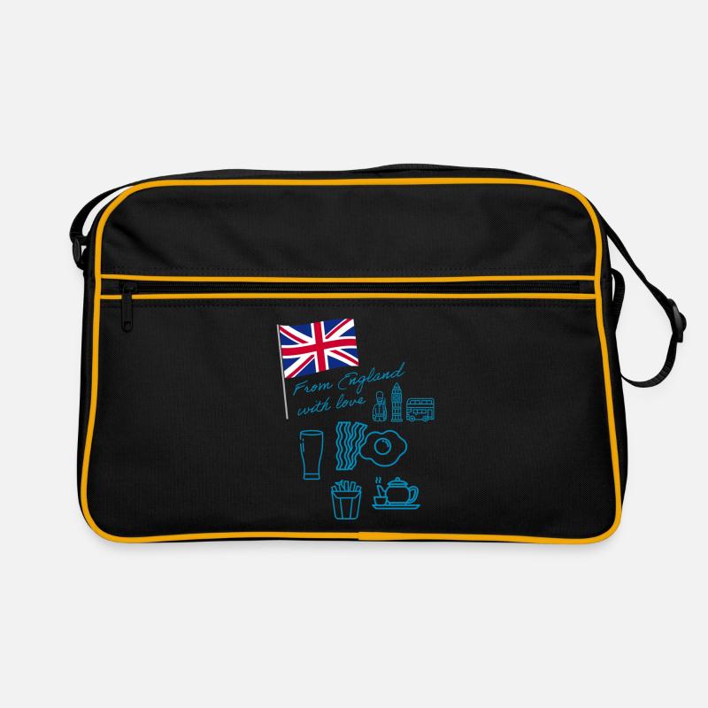 EXANGLIA (Blau) Retro Tasche