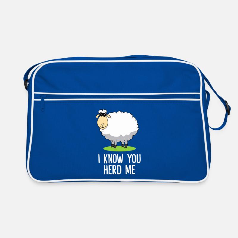 I Know You Herd Me Sheep Pun Retro Bag