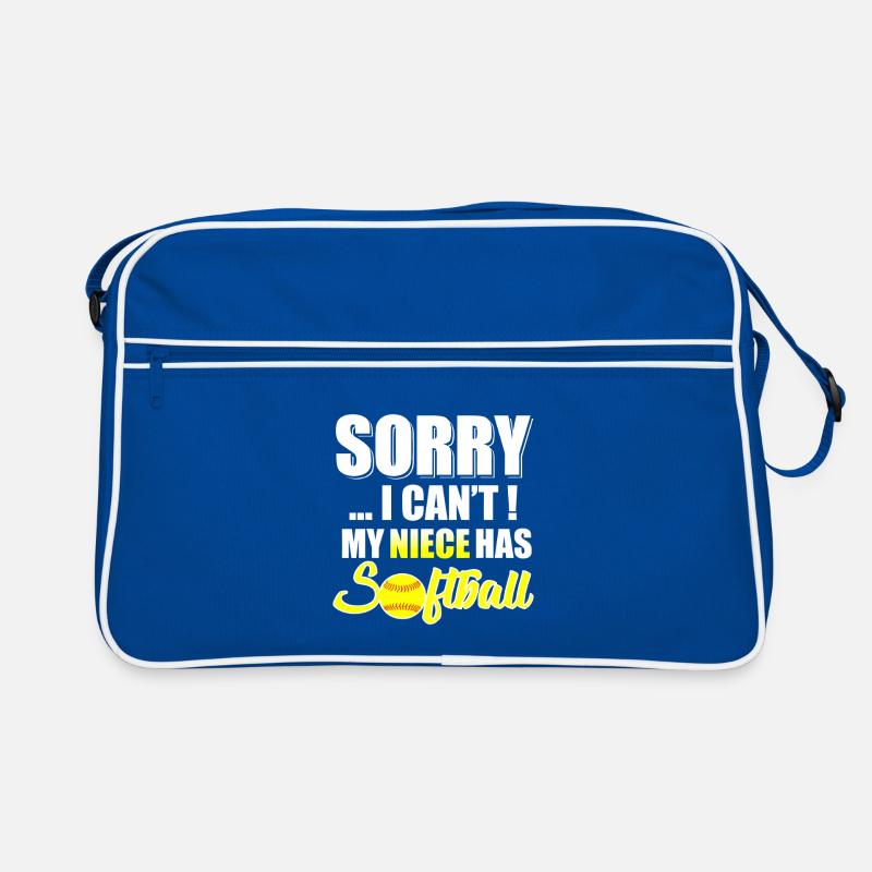 Ma nièce a du softball – désolé, je ne peux pas Sac Retro