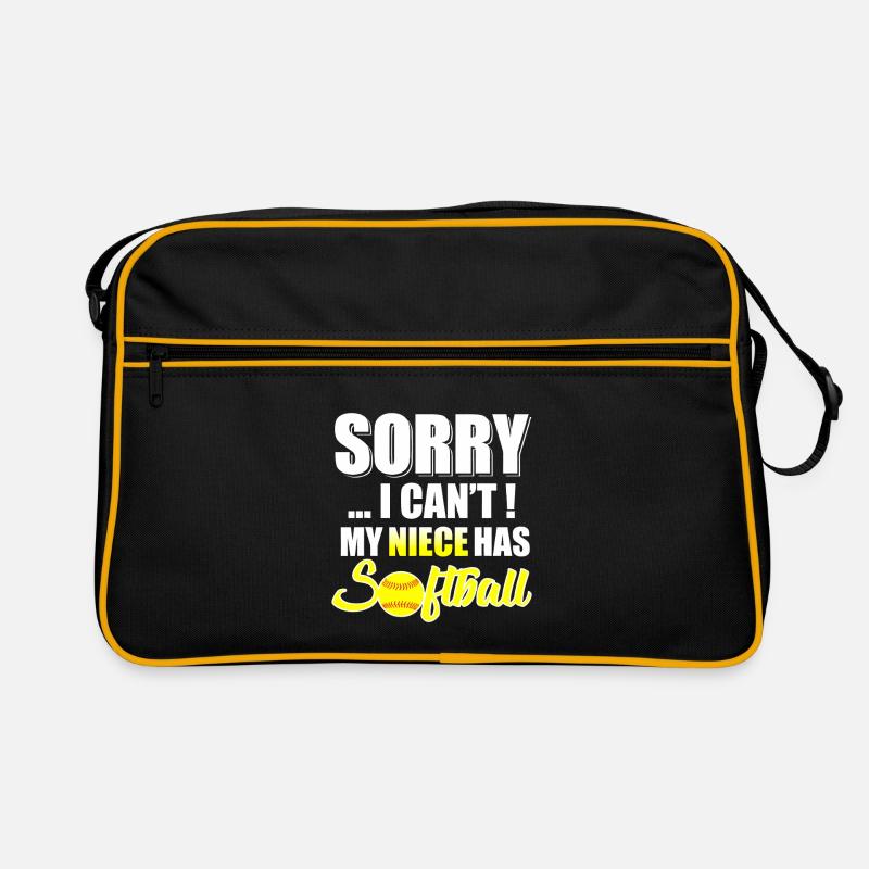 Nichte hat Softball – Tut mir leid, ich kann nicht Retro Tasche