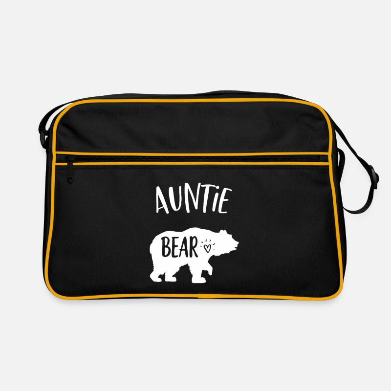 Tante Bär-Silhouette Retro Tasche