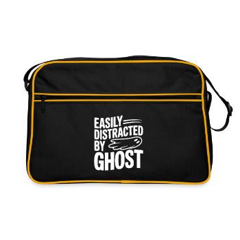 Facilement distraite par Ghost - Sac Retro - noir/or - Devant