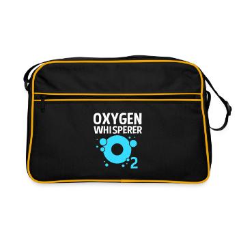 Breathing Breathing Respiratory Therapist Oxygen - Retro Bag - black/gold - Front