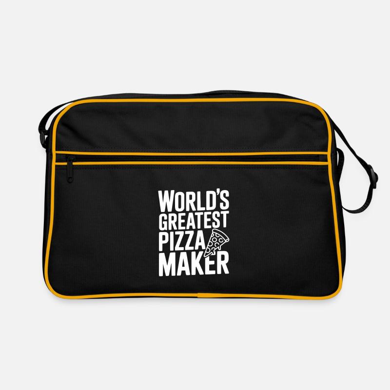 Der beste Pizzabäcker der Welt Retro Tasche