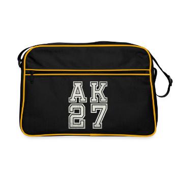 AK 27 - Retro Bag - black/gold - Front