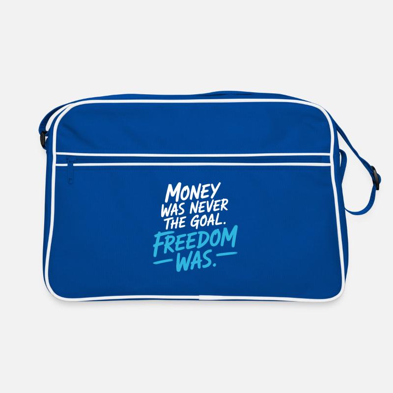 Objectif financier Esprit de liberté Entrepreneur Liberté Sac Retro