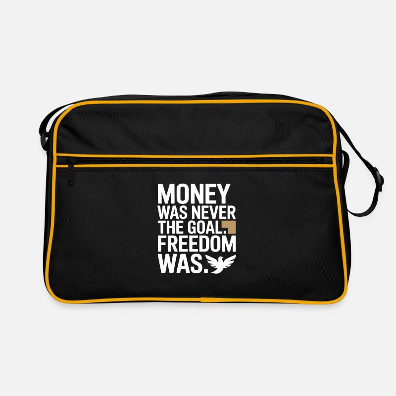 Objectif financier Esprit de liberté Entrepreneur Liberté Sac Retro