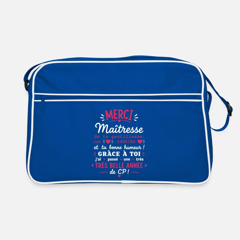 Merci Maîtresse CP Sac Retro