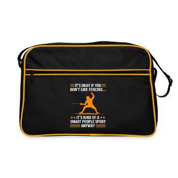 fencing - Retro Bag - black/gold - Front