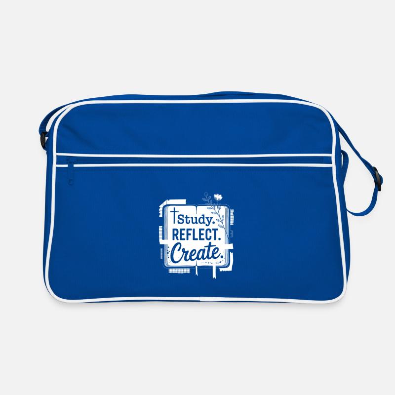 Study Reflect Create Retro Bag