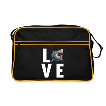 Megalodons Megalodon - Retro Bag - black/gold - Front