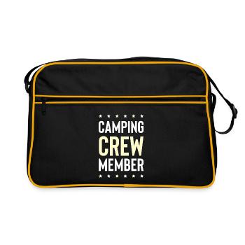 Équipe de camping - Sac Retro - noir/or - Devant