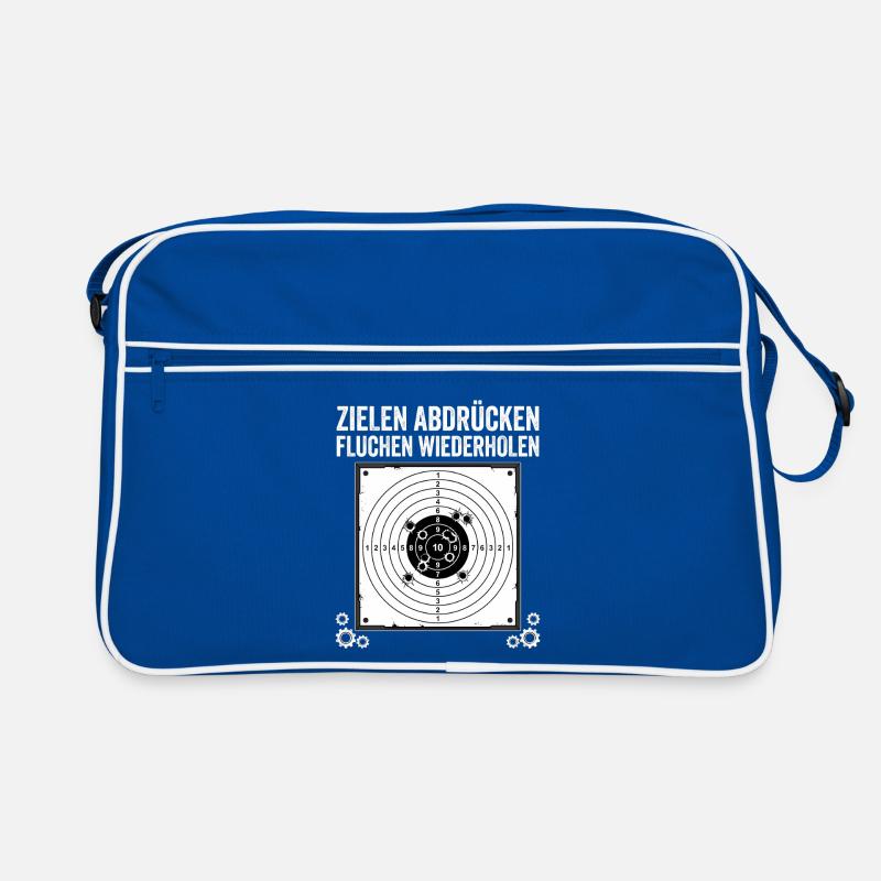 Aim, Pull the Trigger, Curse, Repeat Retro Bag