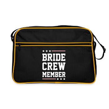 Équipage de la mariée - Sac Retro - noir/or - Devant